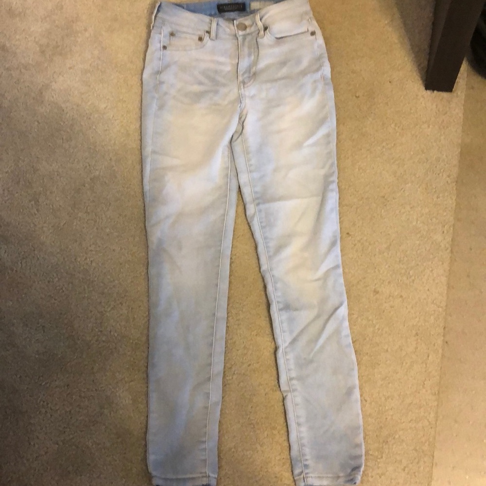 Aeropostale light wash jeggings high rise size 2R